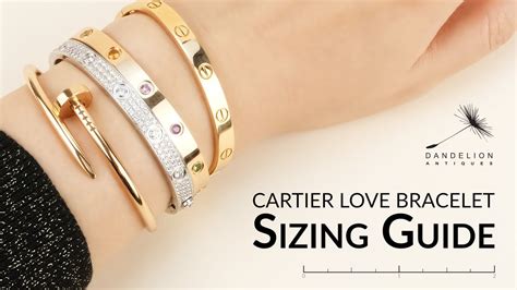 cartier bracelet size|cartier bracelet dimensions.